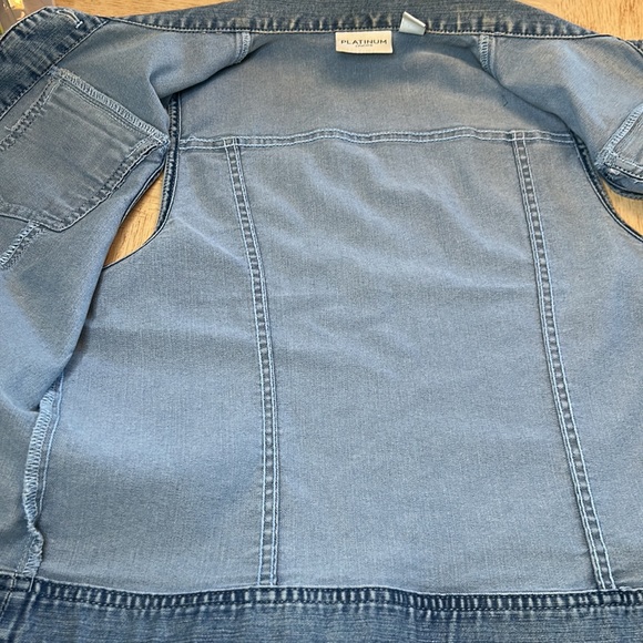Chico’s Platinum Denim Vest   (Size 0) - Picture 15 of 15